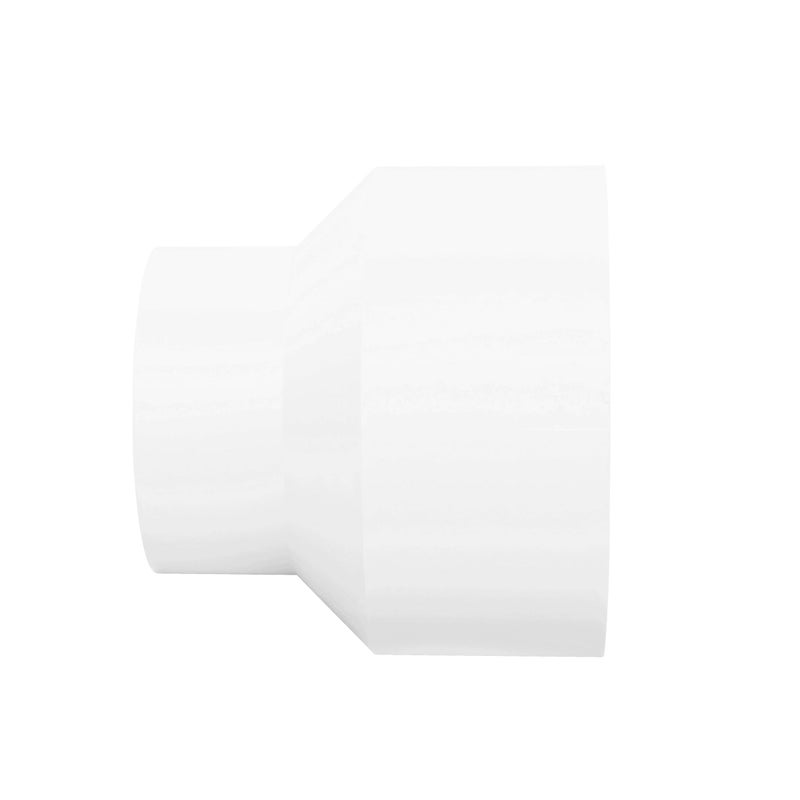 NDS 6P07 PVC S&D Increaser/Reducer Coupling, 4-Inch X 6-Inch, for Hub X Hub Solvent-Weld Connections, for use with 4-Inch & 6-Inch Sewer and Drain Pipe, White - Image 3